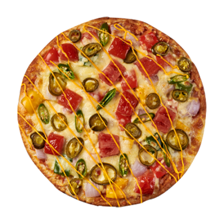 Mexican Veggie Delight Pizza
